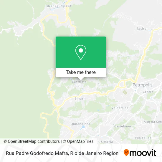 Rua Padre Godofredo Mafra map