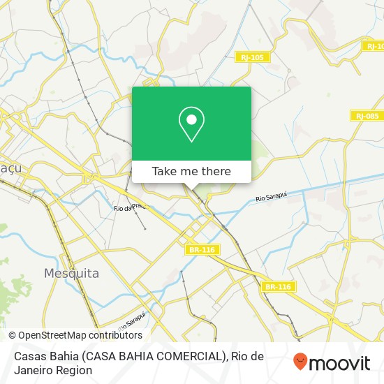 Casas Bahia (CASA BAHIA COMERCIAL) map