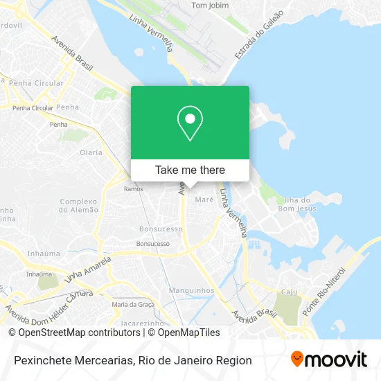 Pexinchete Mercearias map