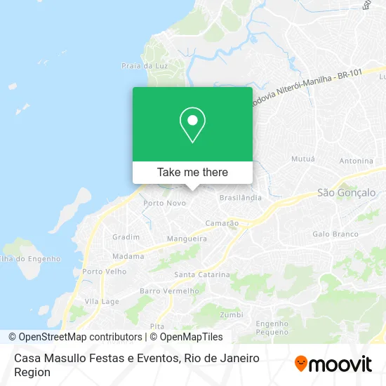 Casa Masullo Festas e Eventos map