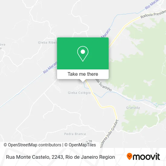 Rua Monte Castelo, 2243 map