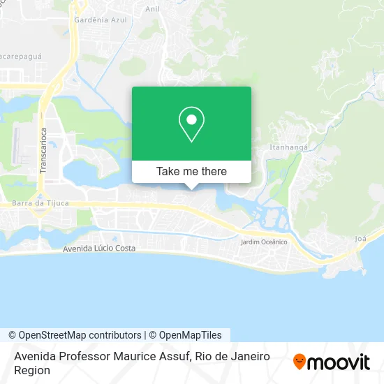 Avenida Professor Maurice Assuf map