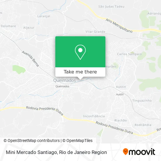 Mini Mercado Santiago map