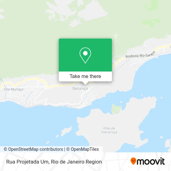 Rua Projetada Um map