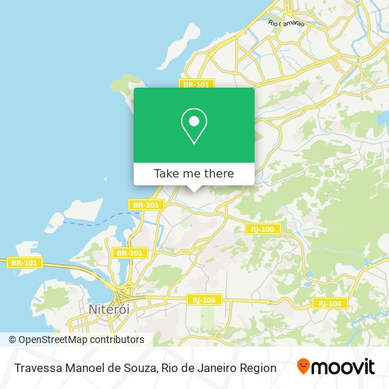 Travessa Manoel de Souza map