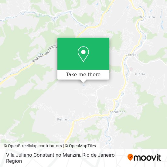 Vila Juliano Constantino Manzini map