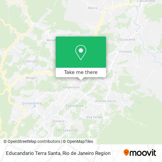 Educandario Terra Santa map