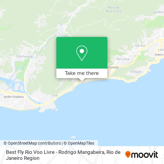 Best Fly Rio Voo Livre - Rodrigo Mangabeira map