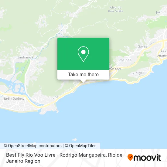 Best Fly Rio Voo Livre - Rodrigo Mangabeira map