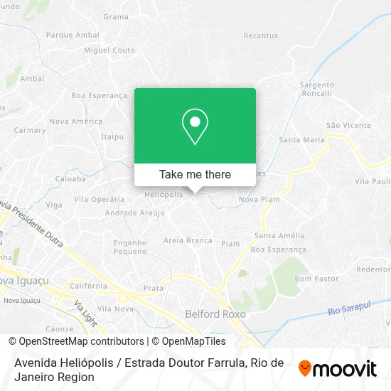 Avenida Heliópolis / Estrada Doutor Farrula map