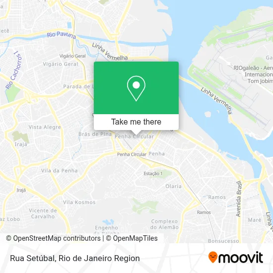 Rua Setúbal map