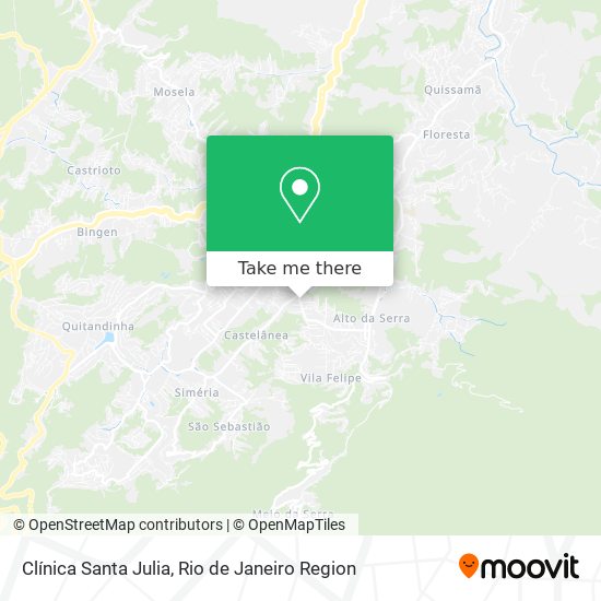Clínica Santa Julia map