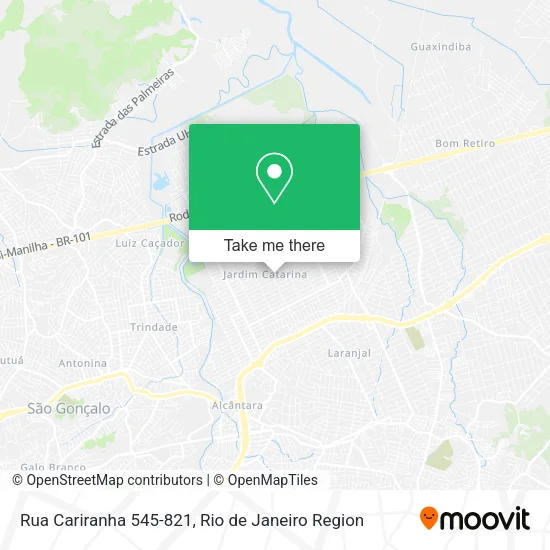 Rua Cariranha 545-821 map