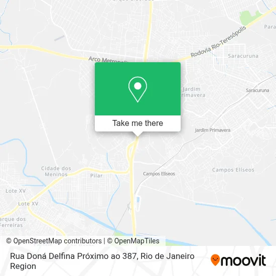 Rua Doná Delfina Próximo ao 387 map