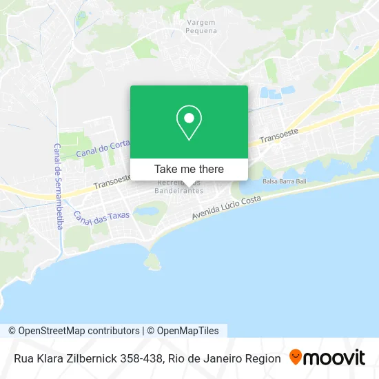 Rua Klara Zilbernick 358-438 map