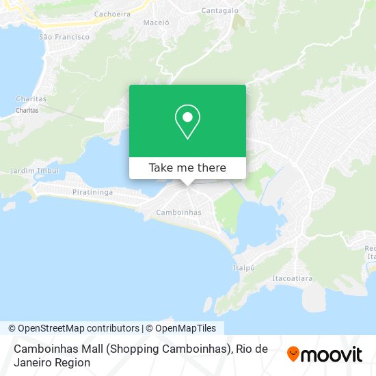 Mapa Camboinhas Mall (Shopping Camboinhas)
