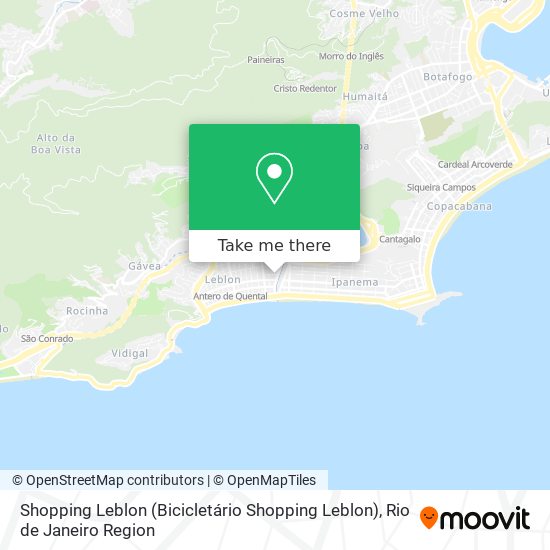 Shopping Leblon (Bicicletário Shopping Leblon) map