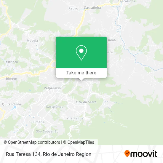 Rua Teresa 134 map