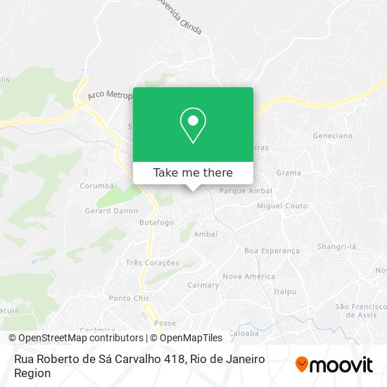 Rua Roberto de Sá Carvalho 418 map