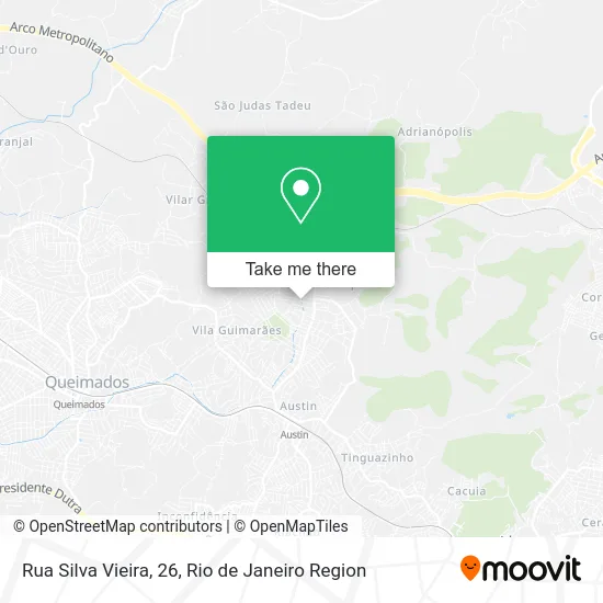 Rua Silva Vieira, 26 map