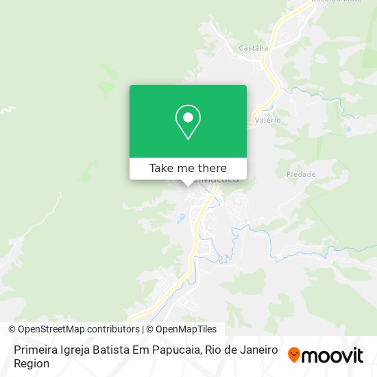 Primeira Igreja Batista Em Papucaia map