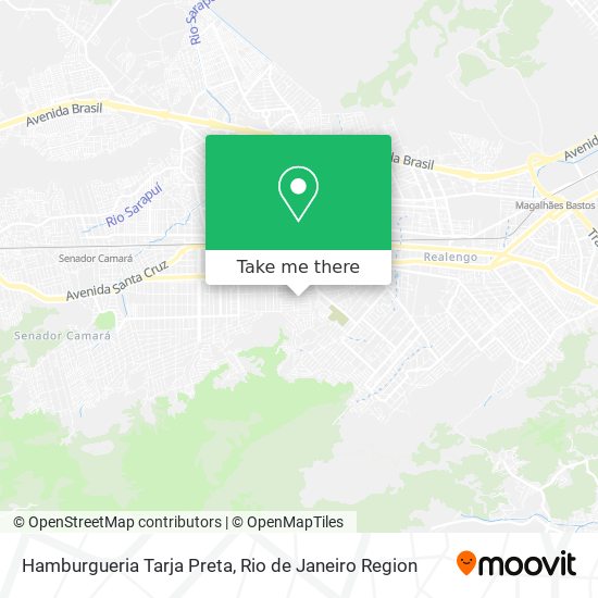 Mapa Hamburgueria Tarja Preta