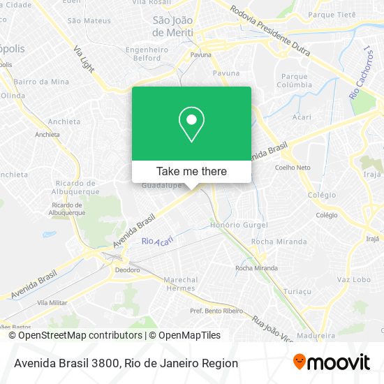 Avenida Brasil 3800 map