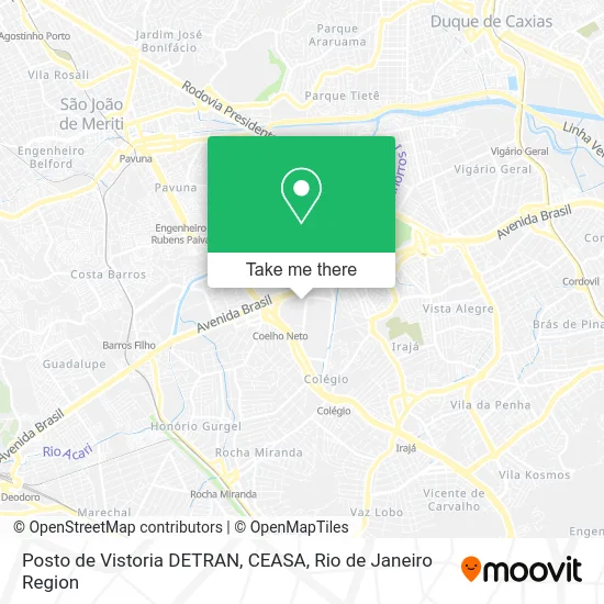 Posto de Vistoria DETRAN, CEASA map