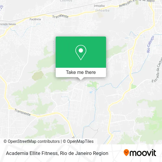 Academia Ellite Fitness map