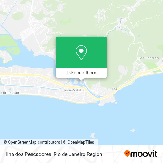 Ilha dos Pescadores map
