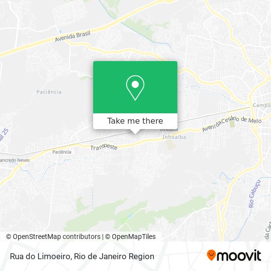 Rua do Limoeiro map