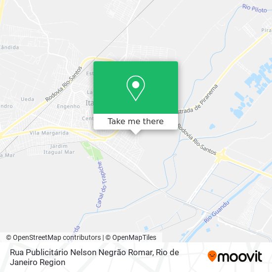 Rua Publicitário Nelson Negrão Romar map