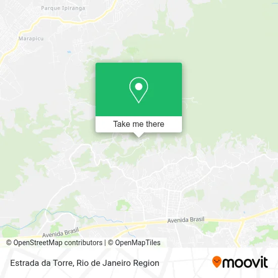 Estrada da Torre map