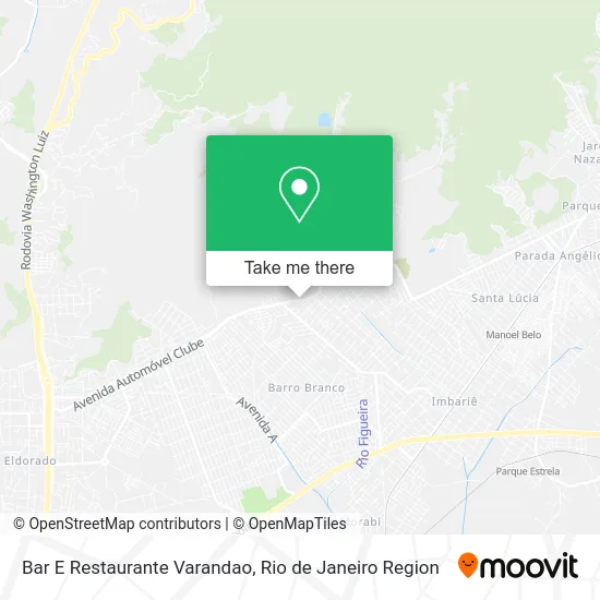 Bar E Restaurante Varandao map