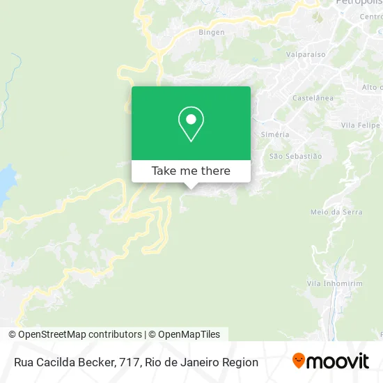 Rua Cacilda Becker, 717 map