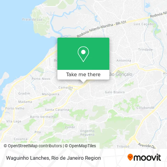 Waguinho Lanches map