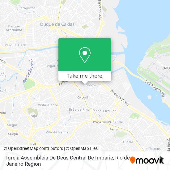 Igreja Assembleia De Deus Central De Imbarie map