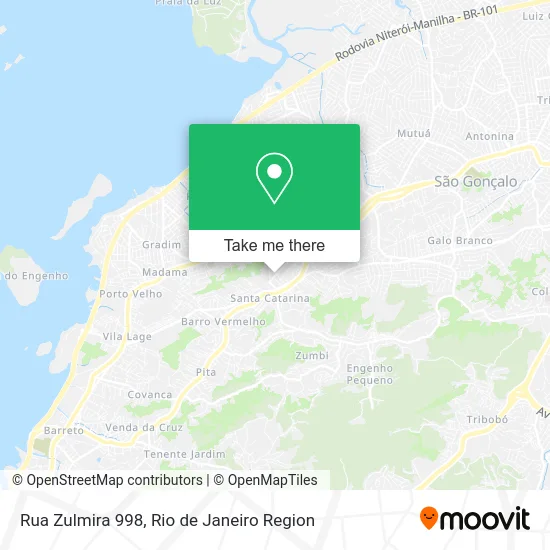 Rua Zulmira 998 map