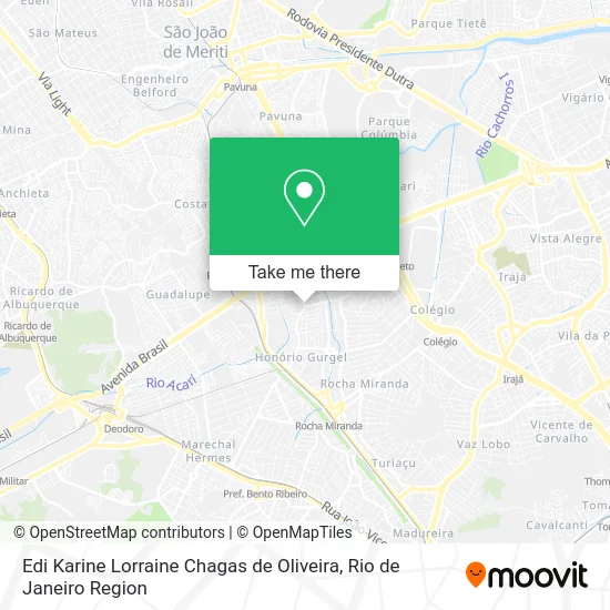 Edi Karine Lorraine Chagas de Oliveira map
