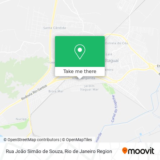 Rua João Simão de Souza map