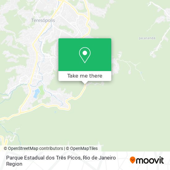 Parque Estadual dos Três Picos map