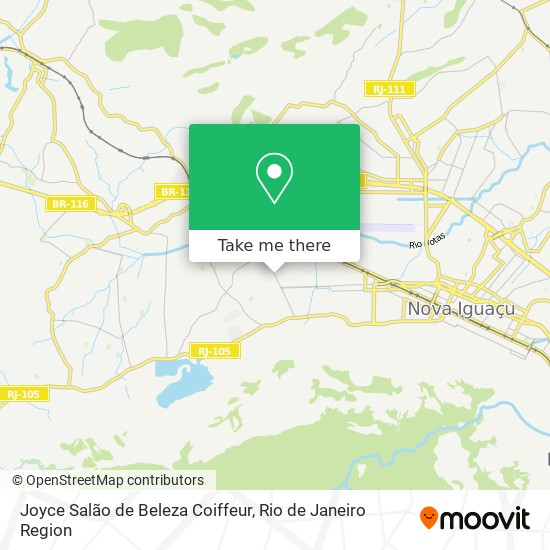 Mapa Joyce Salão de Beleza Coiffeur