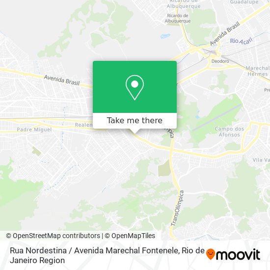 Rua Nordestina / Avenida Marechal Fontenele map