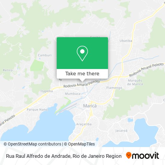 Rua Raul Alfredo de Andrade map