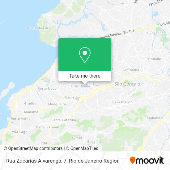 Rua Zacarias Alvarenga, 7 map