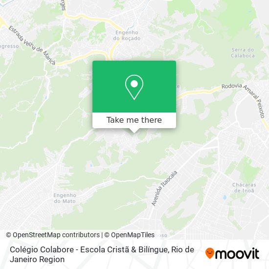 Mapa Colégio Colabore - Escola Cristã & Bilíngue