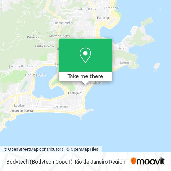 Bodytech (Bodytech Copa I) map