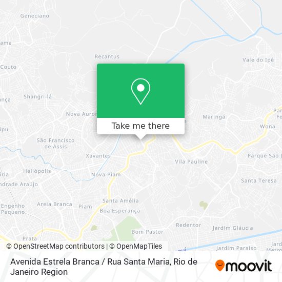 Avenida Estrela Branca / Rua Santa Maria map