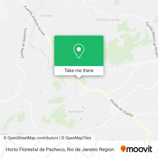 Horto Florestal de Pacheco map