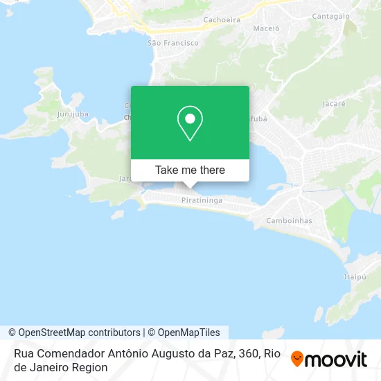 Rua Comendador Antônio Augusto da Paz, 360 map